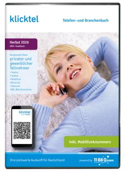 klicktel Telefon- und Branchenbuch Herbst 2026 - Download für Windows